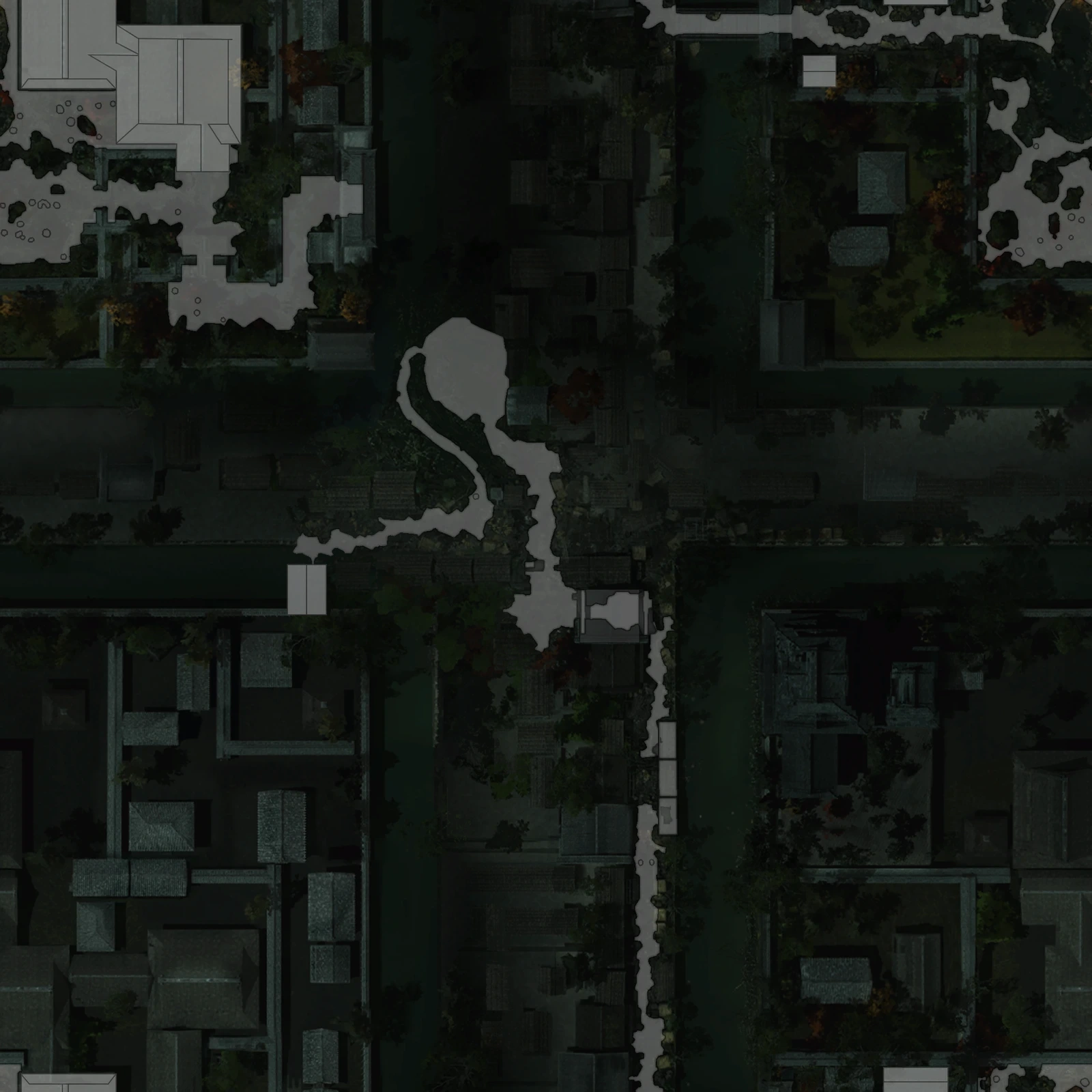 Gardens in-game map