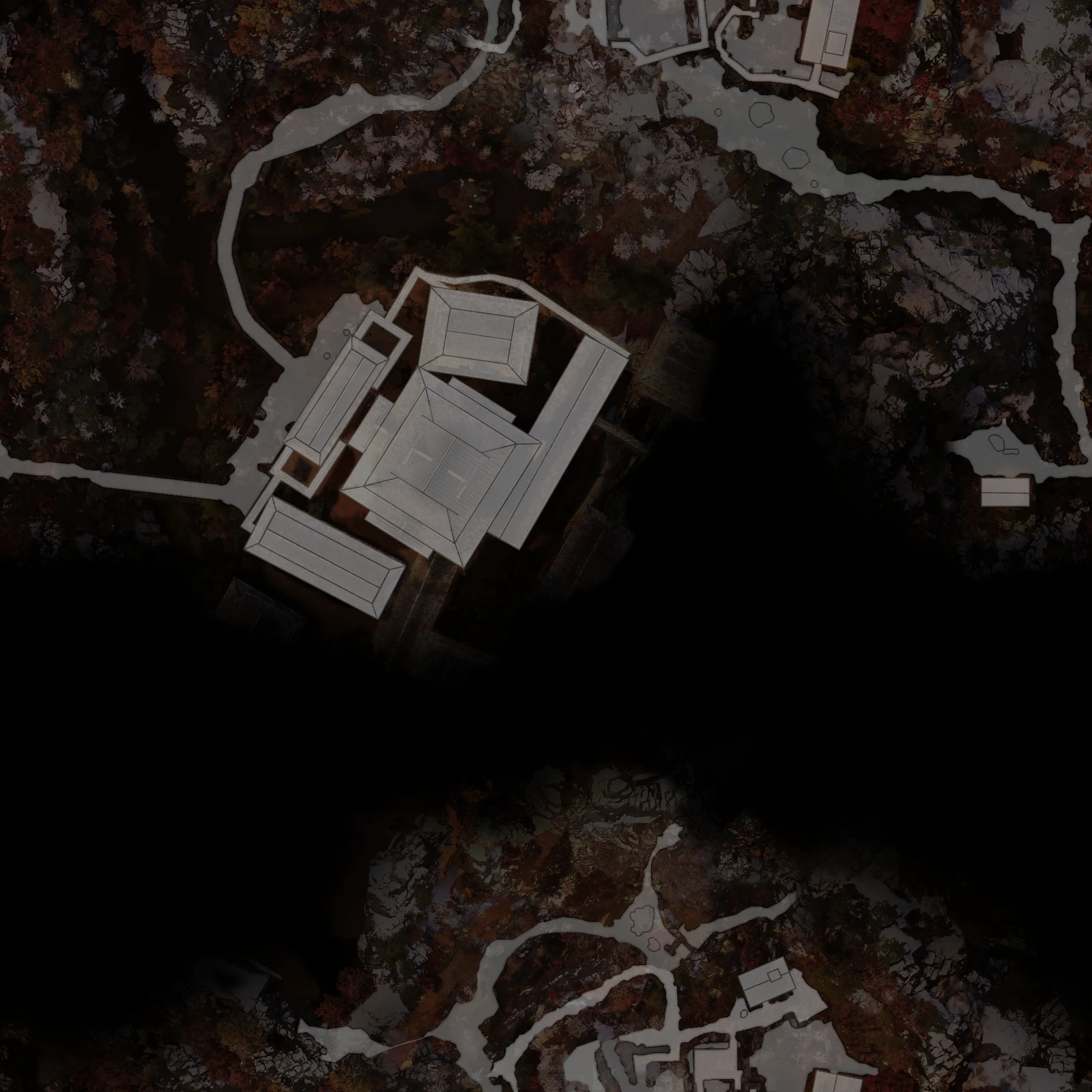 Castle Courtyard in-game map