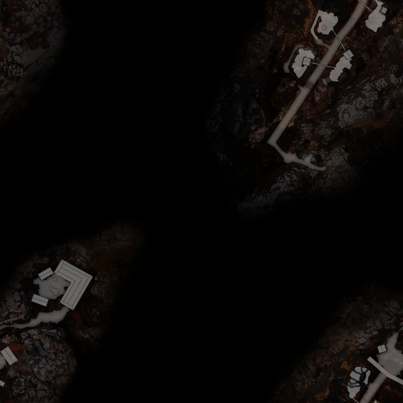 Futasegawa Mountain Stream in-game map